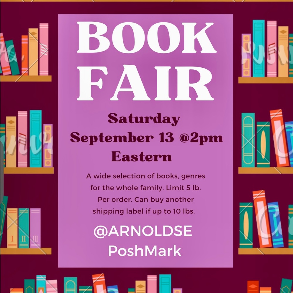Book Fair Share Show September 13th- Like to be notified